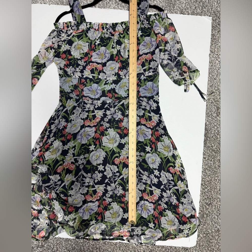 NWT Sam Edelman Floral Off-Shoulder w/removable straps Dress 10 - Picture 12 of 15